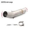 Mid-Section Motorcycle Exhaust Mod for SC AR Scorpion M4, GSX-R K5/K6/K7/K8 Models.