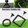 Fish Food Feeding Novel Square/round Floating Feeding Feeder Ornamental Fish Water Maintain Qua S9W1
