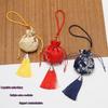 Plum Blossom Embroidered Hanfu Sachet Bag - Dragon Boat Festival Portable Sachet with Hanging Rope