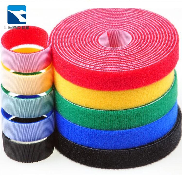 Home Office Cable Tie Roll Easy Quick Wrap Reusable Self-Gripping Hook Loop Straps for Wire Management Cut to Length