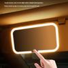 1 Stück Sonnenblende Platte LED HD Make-up Spiegel Auto Innenspiegel für Mädchen Wiederaufladbar Fülllicht Universell Dünner Schminkspiegel