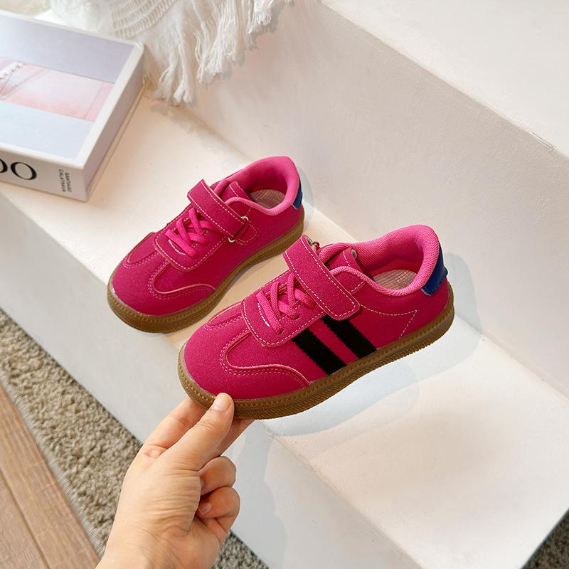 

Korean version of girls shoes 2025 spring children s moral training shoes boys casual board shoes medium and older children s fashion white shoes 26