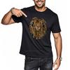 Summer Top Travel Streetwear Tshirts Lion With Dreadlocks Headphones Casual Essential Teeshirts Hiphop Breathable Cotton Tshirt