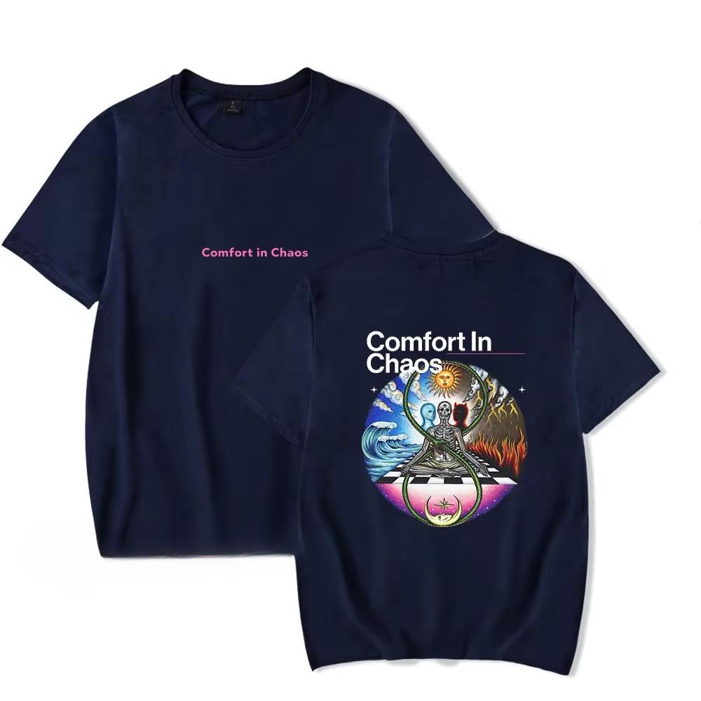 

Футболка John Summit Tour Crewneck Streetwear Футболки для женщин и мужчин в стиле хип-хоп унисекс модные свободные повседневные топы Harajuku с коротким рукавом S