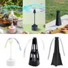 USB Rechargeable/Battery Powered Fly Repellent Fan Portable Can Drive Flies Insect Repellent Fan Soundless Safe