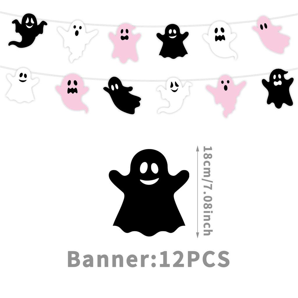 Szellem Halloween Party Edénykészlet Dekorációk Rémisztő Ünnepséghez