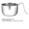 Yousheng Hanging Sink Strainer Basket Stainless Steel Colander Kitchen Food Waste Strainer Corner Sink Strainer for Efficient Draining Food Residue