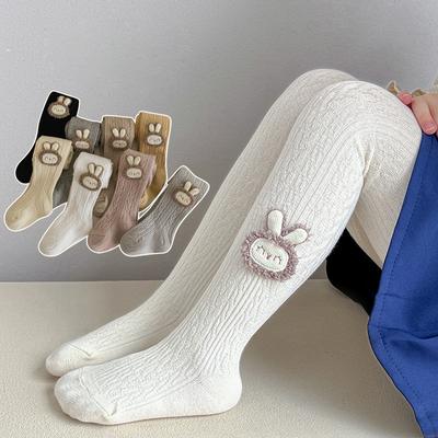 Calcetines de algodón para niñas, pantalones de fondo para niños, pantimedias, calcetines de fondo para bebés, primavera y otoño