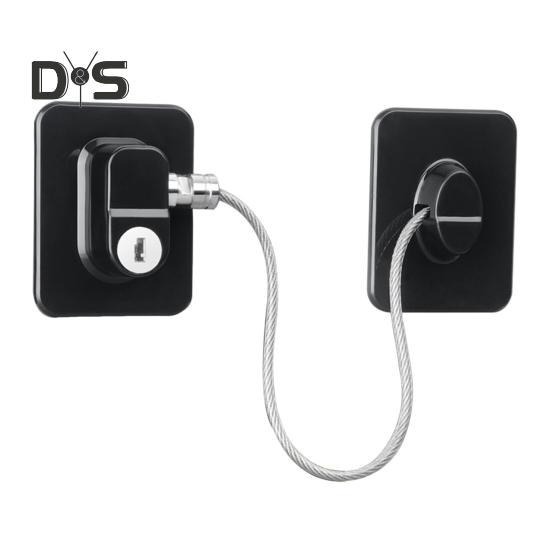 

Віконний захисний замок Функція обмежувача встановлення без ударів для безпеки дітей Захист від дітей Обмежувальний замок для вікон для розсувних дверей Вікна чорний