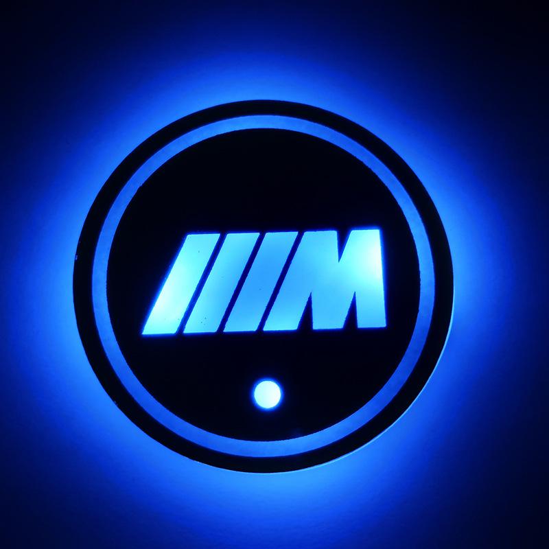 

Світловідбиваючий підсклянник BMW LED Мод для інтер єру: Семиколірне освітлення Single