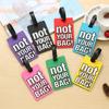 Novelty Strong Luggage Tag Silicone Letter Suitcase Name Address ID Tag Holiday
