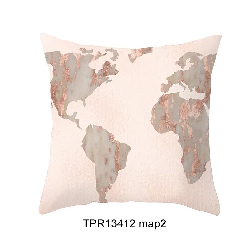 Simple Geometric Style Pillowcase Living Room Office Home Pillowcase Car Ornaments