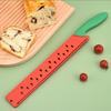Coltello per Anguria con Custodia, Taglierino Dentato in Acciaio Inossidabile per Tagliare Anguria Pane Torta Formaggio, Strumento Multiuso per Cucina e Pasticceria