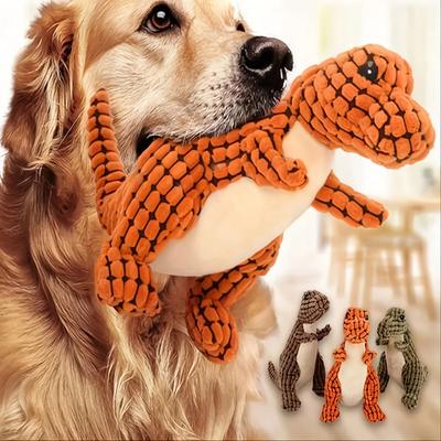 Pet Products Dog Chew Toys Dog Sounding Toys Pet Toys Plush Dinosaur Dog Toys