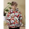 Children's Clothes Christmas Pattern Cute Print Boy Long Sleeve Sweatshirt Christmas Gift Children 3-14y Pullover Boys Clothing