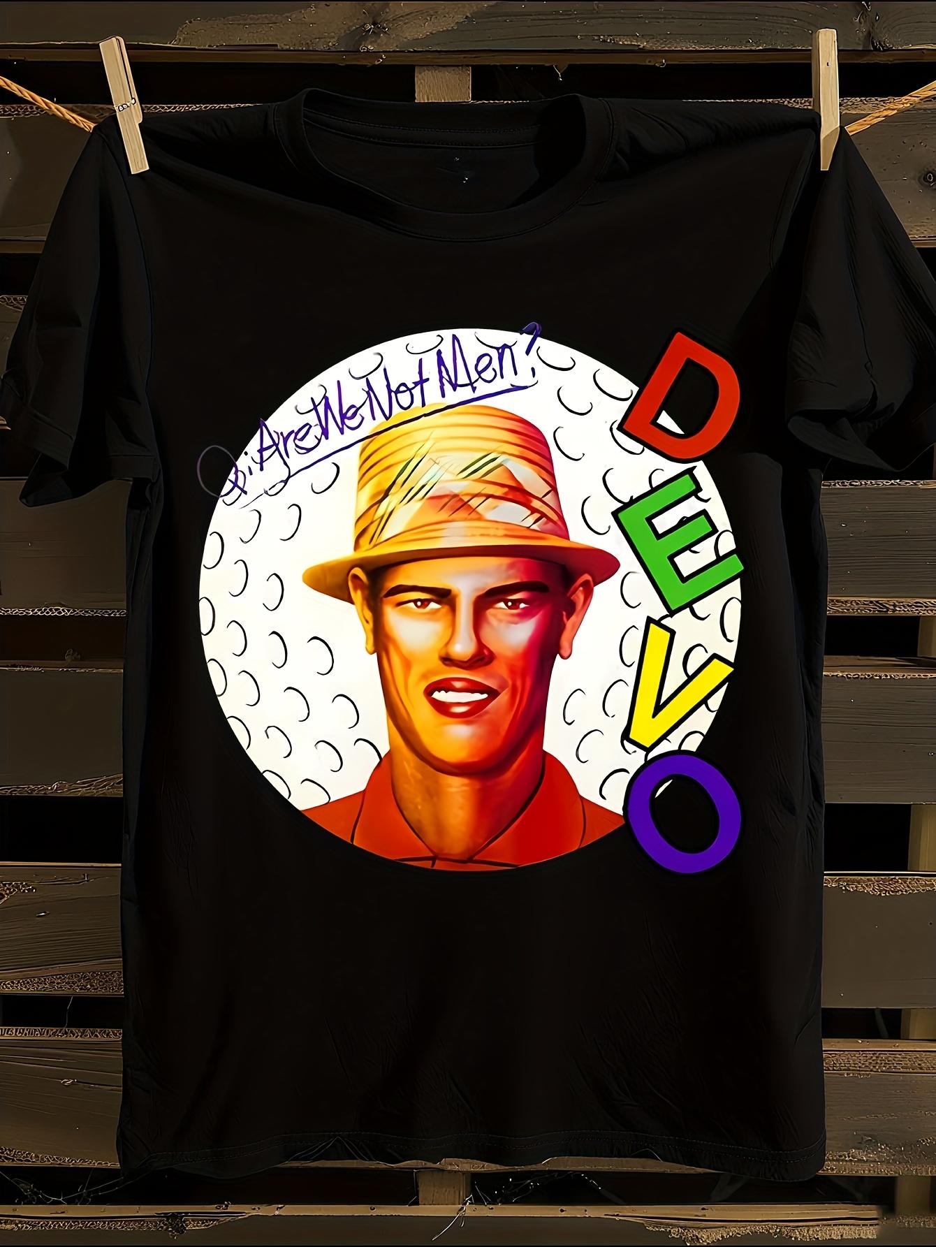 Devo Q Are We Not Men Iconic Logo Tshirt M
