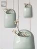 Hanging Vase Ceramic Craft Wall Decoration Flower Pot Wall Hanging Wall Decoration Japanese Flower Arrangement