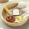 4-Piece Cute Ceramic Chopstick Rests, Stylish Tableware for Utensils, Gift (Bread)