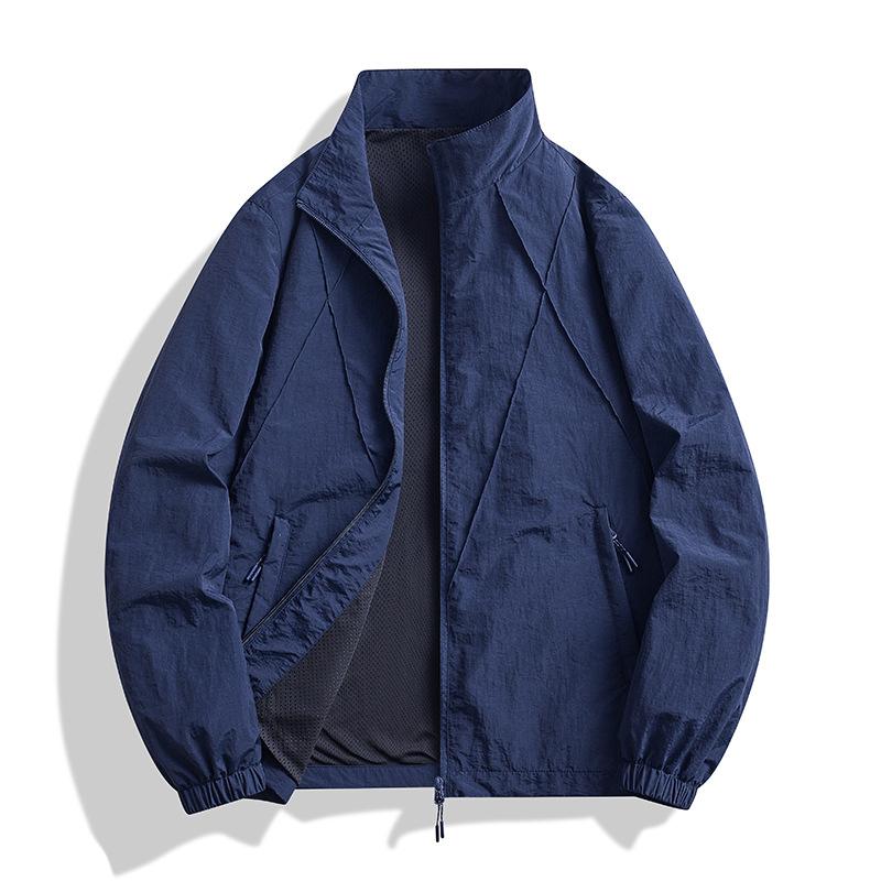 Men's Collar Jacket, Fashionable and Versatile, Casual and Loose Jacket, Sunscreen Clothes