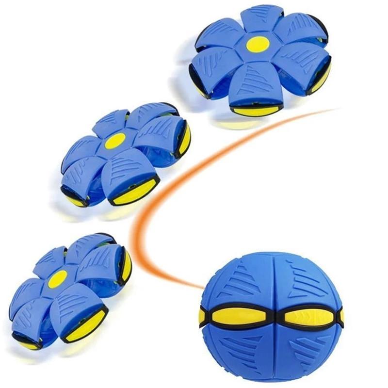 Allevia la pressione Antistress Incandescente Deformazione UFO Disco volante Piede Palla magica Sport all'aria aperta Giocattolo di decompressione