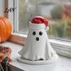Incense Tube Holder Ghost Holder, Halloween Cute Ghosts Scents Burner, Resin Party Decor Waterfall Burner Backflow Decorative Home Desktop Whimsical