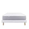 Mattress Set 140x200 cm,Zen,20 Cm,memory Foam,firm,summer/winter Side + White Bed Base Thickness 13 Cm