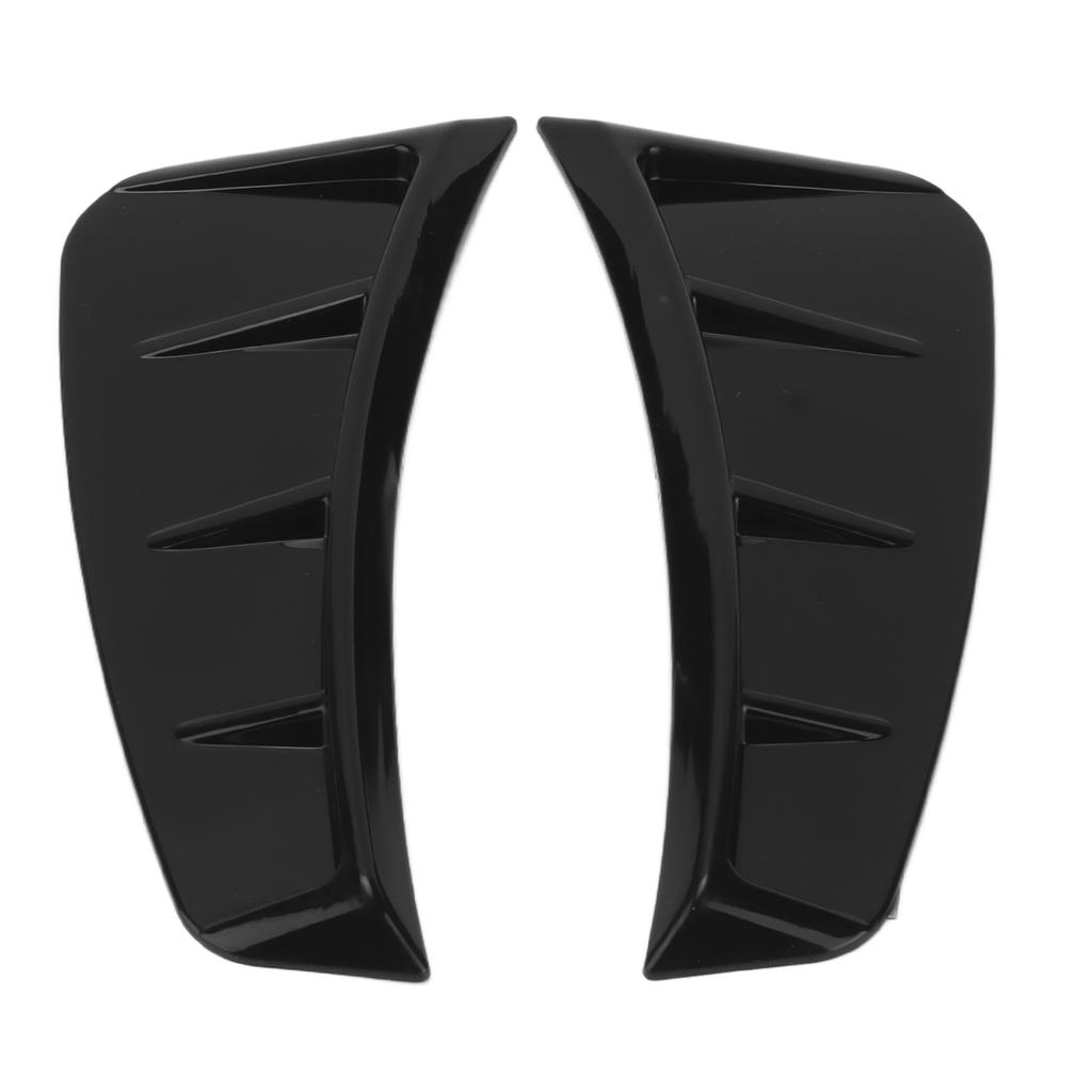 Side Marker Air Wing Vent Cover Trim ABS Glossy Black ABS Universal Exterior Accessories for Car