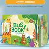 Magnetic Sticker Busy Book For Baby Enlightenment Book Montessori Toy Activity Books For Toddlers