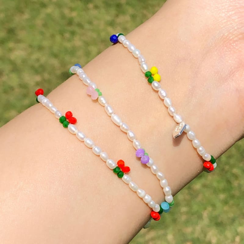 FANTASTIC PLANET Cherry Pearl Bracelet (3colors)