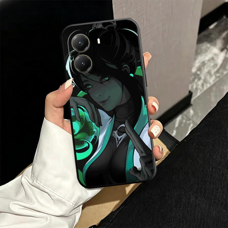 V-Valorant Sage Weiche Handyhülle für Xiaomi Poco X5 X6 X7 X8 Pro Max X3 F7 F8 Ultra M8 M7 M6 M5 Redmi 15 15C 14C 13C 12C X4 F6