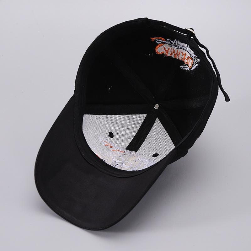 Neue Unisex-Kappe Totenkopf Pirat Bestickt Nähte Trendig Modisch Baseballkappe Männer Frauen Verstellbar Lässig Outdoor Streetwear Sportmütze
