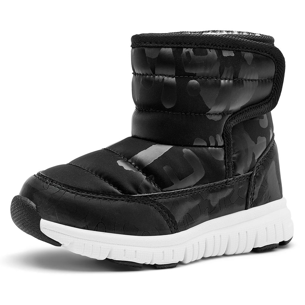 Kids Boys Boys Girls Winter Snow Boots Waterproof Outdoor Warm Faux Plush Lined Shoes