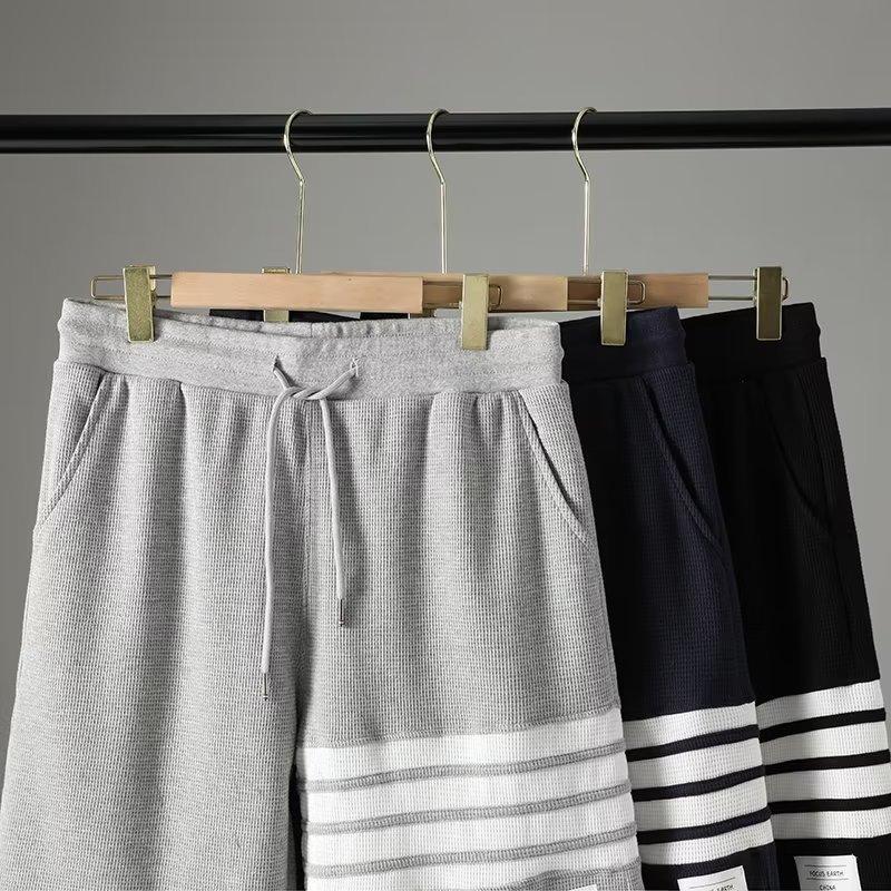 Herren Casual Shorts Frühling und Herbst Einfarbig Sportshorts Mode Fünfviertelhosen Harajuku Locker