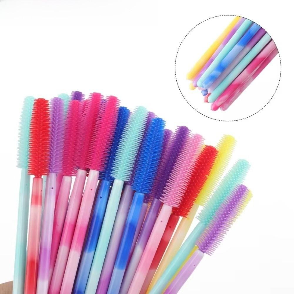 50Pcs Disposable Eyelash Brushes Makeup Tools Eyebrow Comb  Lash Extension Tools