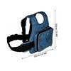 Universal Motorcycle Safety Belt for Kids with Storage Bag Rear Seat Grab Handle Strap Harness Adjustable Child Reflective Strip