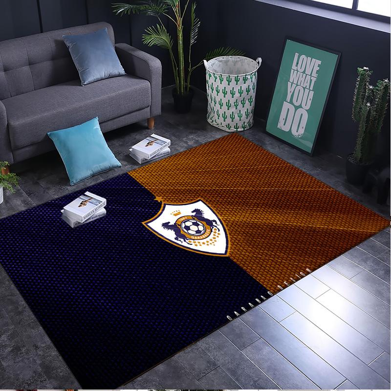 1PC rug Dynamic Qarabag Crest Design Carpet, Chair Rug,Area Rug for Office Bedroom living rooms bedroom, Doormat decor Christmas fan gifts