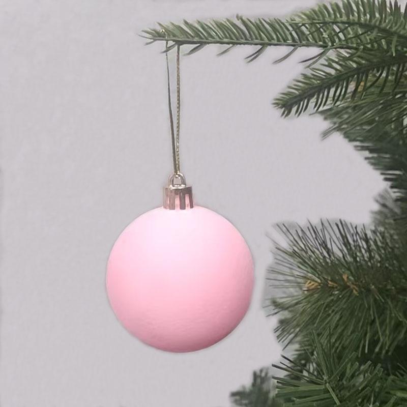 Cross-border Flocking Red Christmas Pumpkin-Shaped Ornaments - Irregular Plastic Tree Decorations