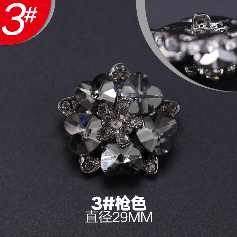 1pcs High-grade Coat Button for Clothing Metal Fur Button Mink Button Decorative Accessory