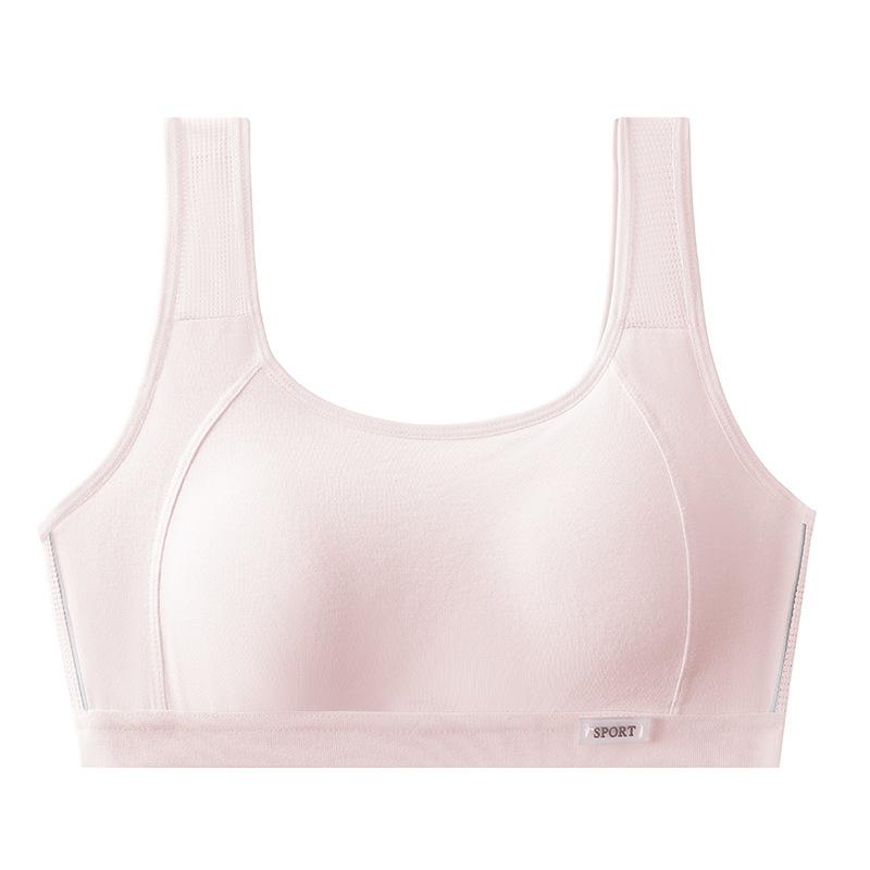 Girls Underwear Student Cotton Sports Vest Back Breathable Mesh Design Adolescent Development Girls Bra