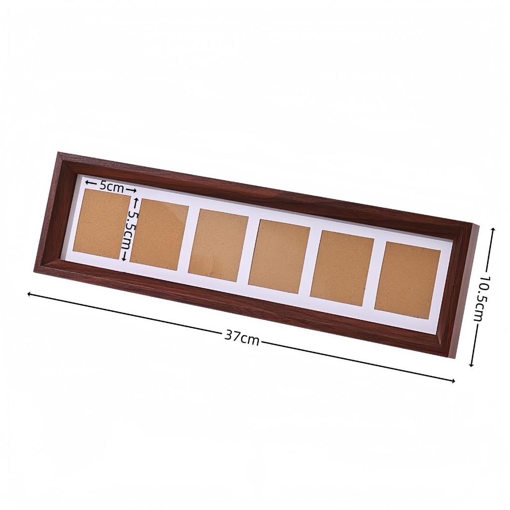 Luxury Multi-Photo Frame: Six-Image Vertical & Horizontal Display for Table Décor