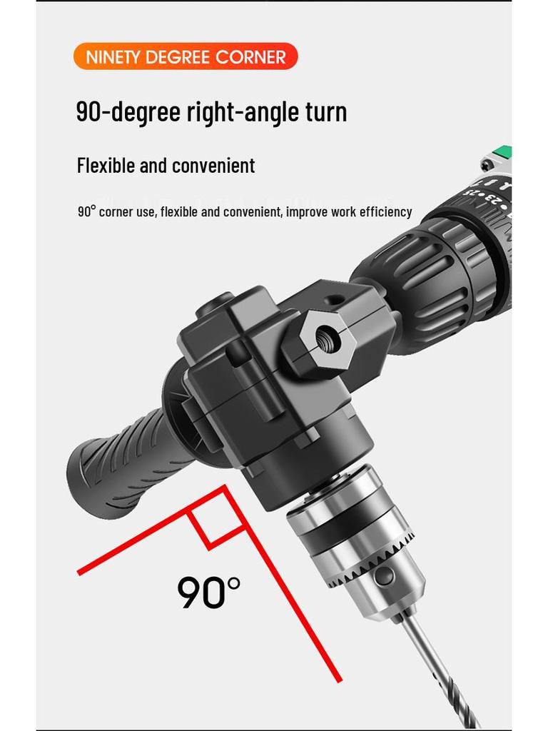 90° Right Angle Electric Screwdriver Drill Bit Adapter