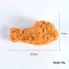 Simulated French Fries & Fried Chicken Keychain - Food Model Props and Toys