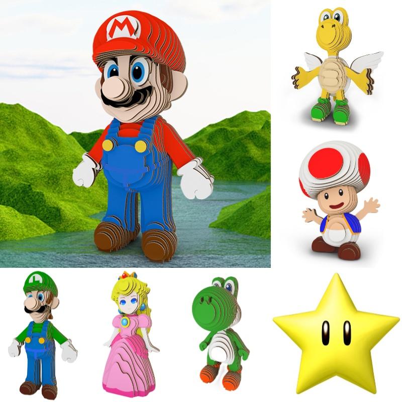 Paper Craft 3d Mario Puzzle Toy For Kids, Wholesale, Educational Toy