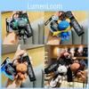 Trendy Superhero Keychain Stylish Pvc Car Key Accessory Cute Bear Design For Couples And Friends