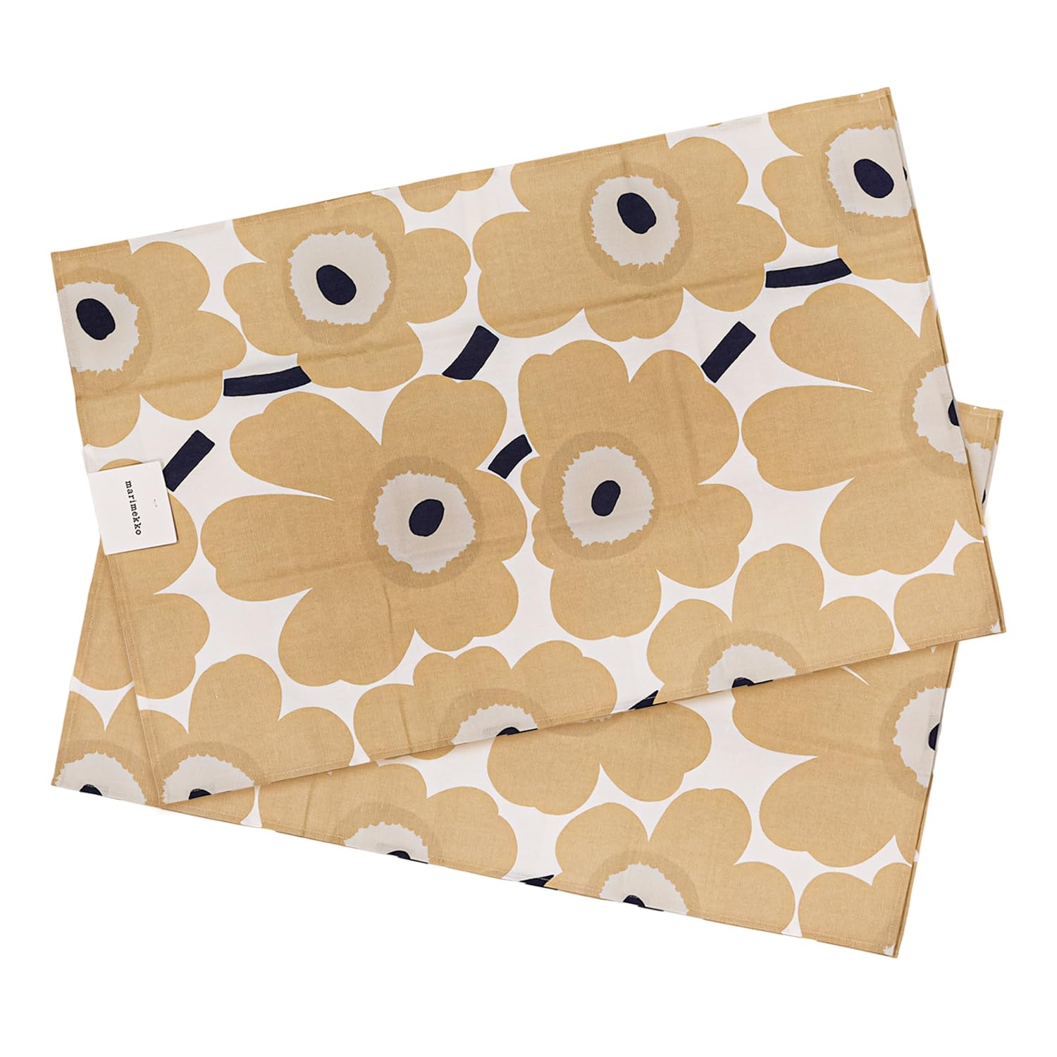 

Marimekko Чайное полотенце Кухонное полотенце Набор из 2 штук Unikko Молочно-белый Бежевый Темно-синий 069803 185 [Продукт] бежевый