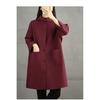 Loose Hooded Casual Trench Coat Long Sleeve Jackets Plus Size Women Autumn Winter Outerwear