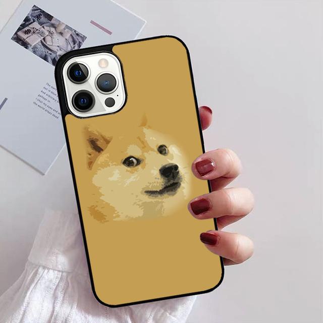 Shiba Inu Cute Cartoon Art Phone Case for iPhone 11 12 13 14 Pro Max Mini XR XS SE 2020 6 7 8 Plus Samsung S21 S22 Coque Fundas
