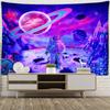 Abstrakte Astronaut Wandteppich Hängen Psychedelic Hippie Tapiz Bunte Universum Zimmer Schlafsaal Wohnkultur Hintergrund