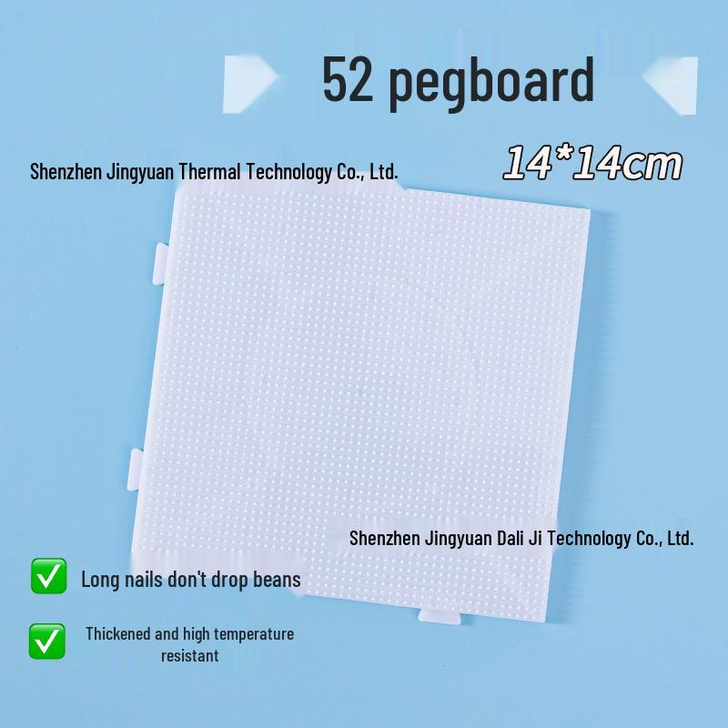 

**XL High-Temp Resistant Thickened Perler Board with 104 True Long Pegs**