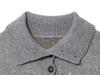 Retro Plaid Polo Collar Sweater - 2026 Autumn/Winter Fashionable Knit Top